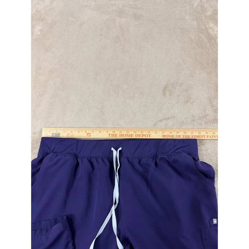 FIGS Scrub cargo Pants Mens size 5XL‎ Tall Violet medical Technical Collection